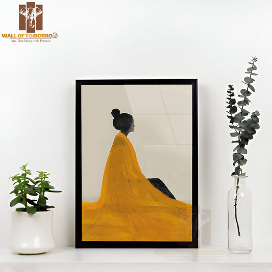Edo Femme High Quality Glass Frame Wall Décor