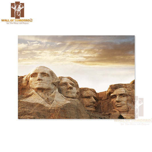 Mount Rushmore Art High Quality Unframed Poster Print & Waterproof Poster Print Wall Décor