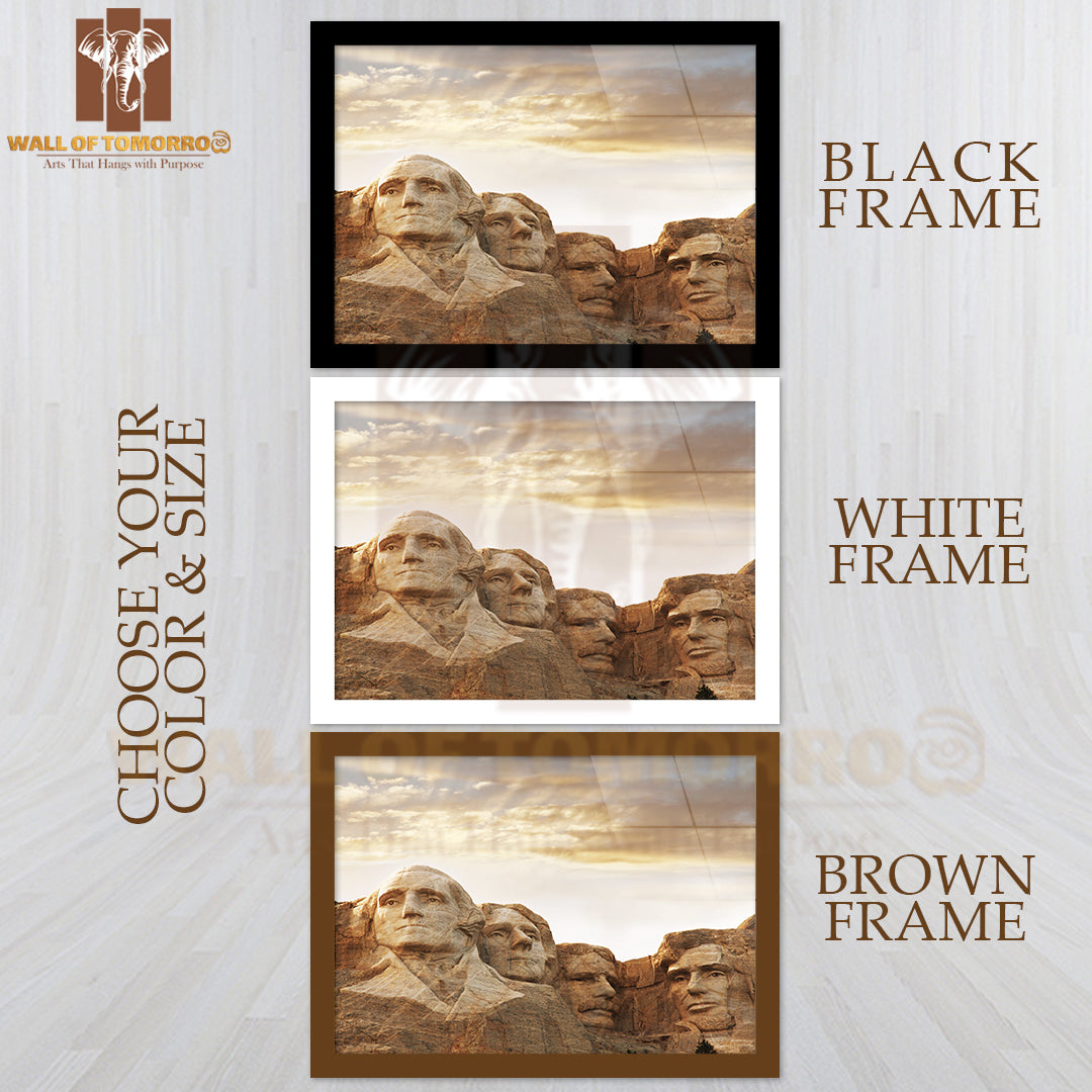 Mount Rushmore Art High Quality Unframed Poster Print & Waterproof Poster Print Wall Décor