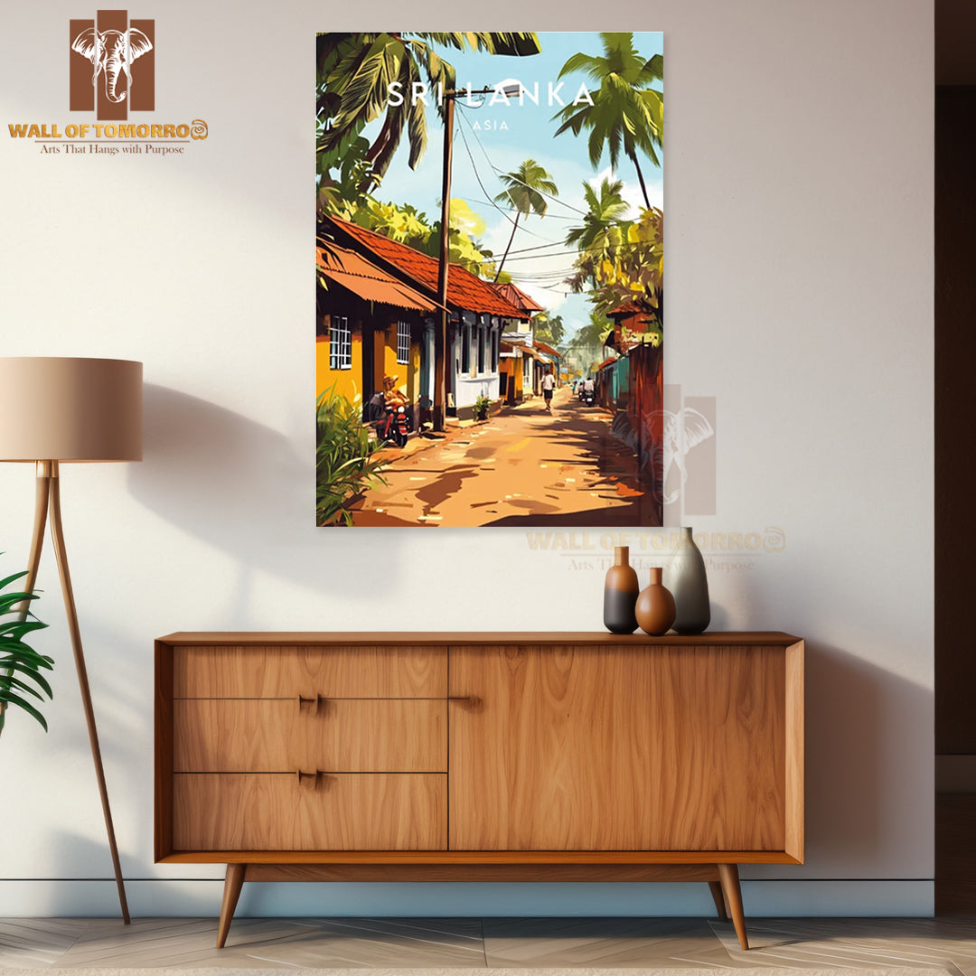 Sri Lanka Travel Asia High Quality Unframed Poster Print & Waterproof Poster Print Wall Décor