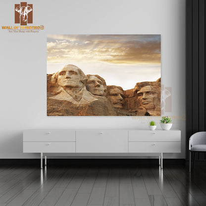 Mount Rushmore Art High Quality Unframed Poster Print & Waterproof Poster Print Wall Décor