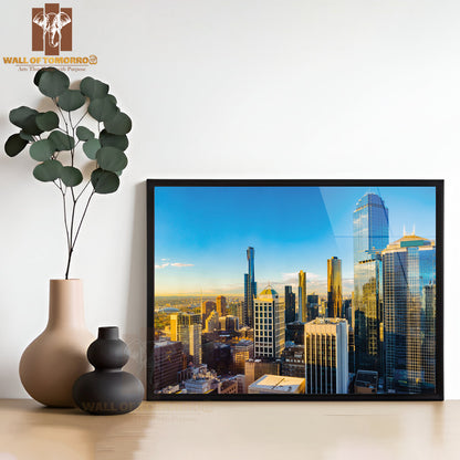 Botanical Gardens and the Sports District High Quality Unframed Poster Print & Waterproof Poster Print Wall Décor