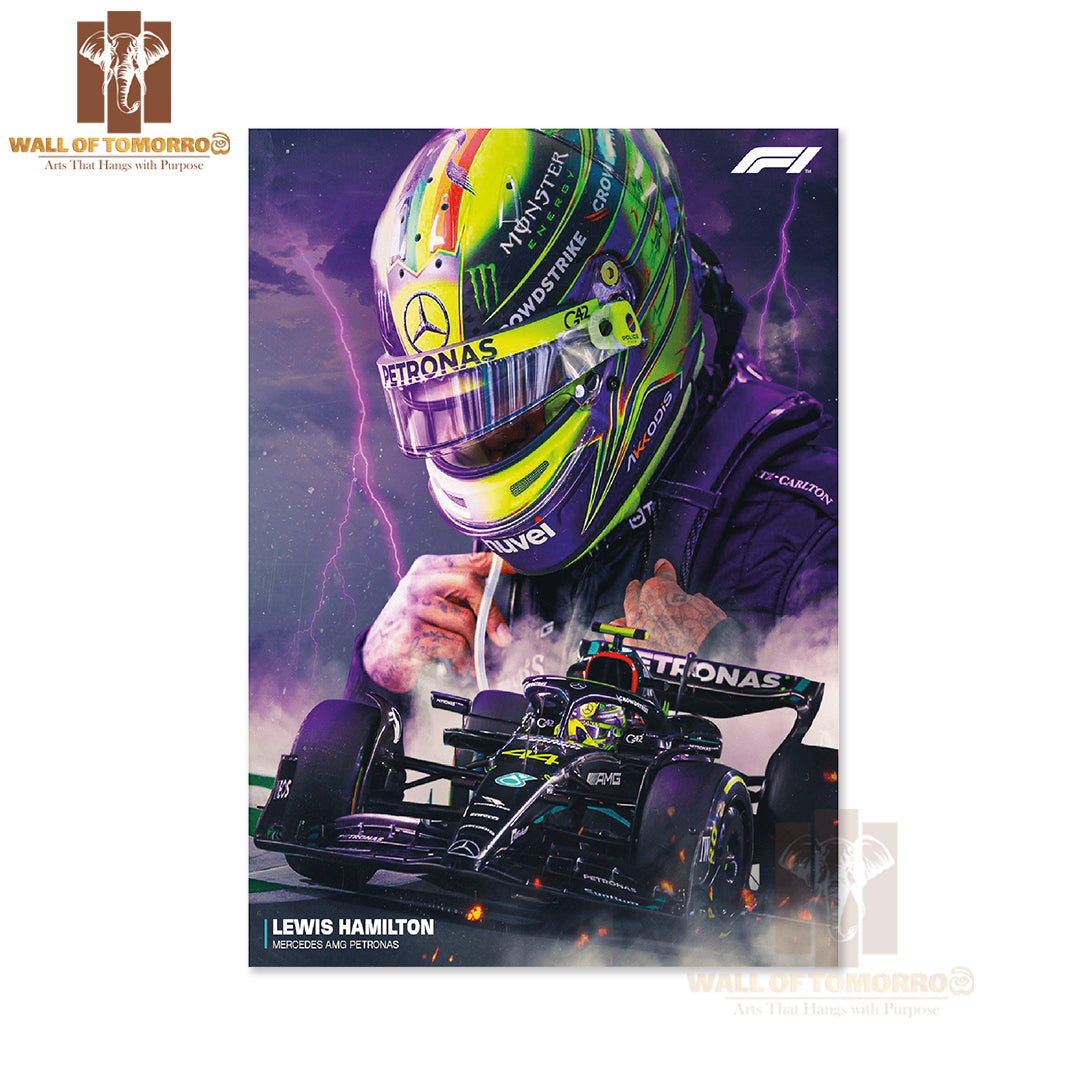 Famous Racer In His F1 Car Sports High Quality Unframed Poster Print & Waterproof Poster Print Wall Décor