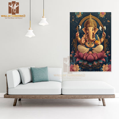 Lord Ganesha Religious High Quality Unframed Poster Print & Waterproof Poster Print Wall Décor in Sri Lanka