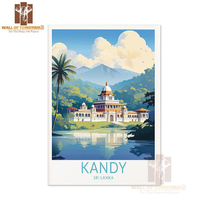 Kandy Sri Lanka Travel High Quality Unframed Poster Print & Waterproof Poster Print Wall Décor