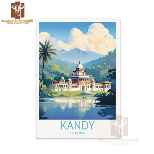 Kandy Sri Lanka Travel High Quality Unframed Poster Print & Waterproof Poster Print Wall Décor