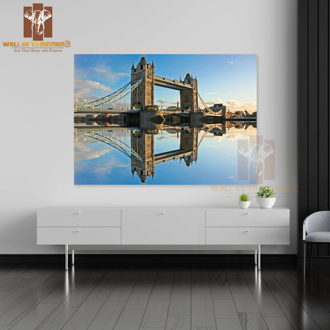 Tower Bridge at Sunset High Quality Unframed Poster Print & Waterproof Poster Print Wall Décor