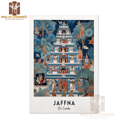 Nallur Kandaswamy Temple Travel, Jaffna, Sri Lanka High Quality Unframed Poster Print & Laminated Poster Print Wall Décor