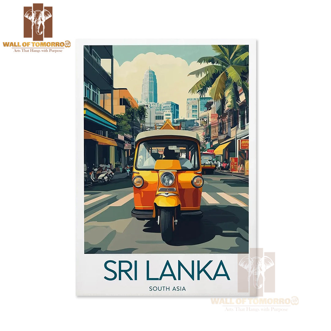South Asia, Sri Lanka Travel High Quality Unframed Poster Print & Waterproof Poster Print Wall Décor