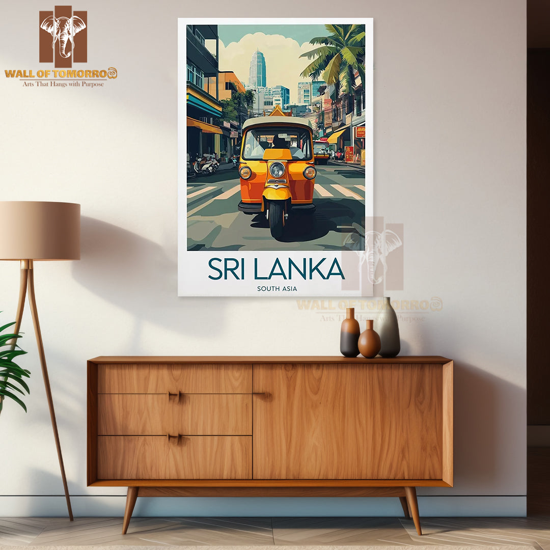 South Asia, Sri Lanka Travel High Quality Unframed Poster Print & Waterproof Poster Print Wall Décor
