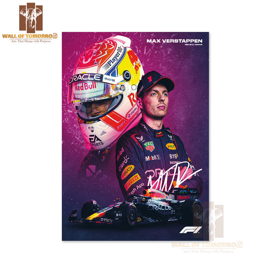 Famous Racer Driving His Formula 1 Sports High Quality Unframed Poster Print & Waterproof Poster Print Wall Décor
