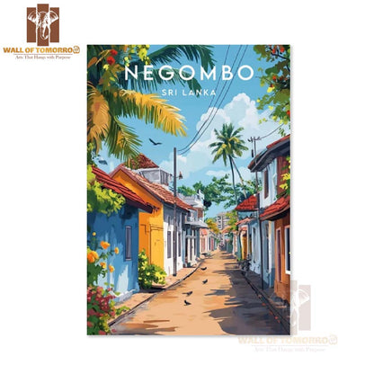 Negombo Travel, Sri Lanka High Quality Unframed Poster Print & Laminated Poster Print Wall Décor