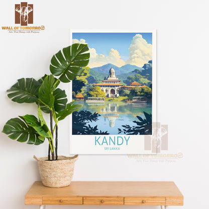 Kandy Sri Lanka Travel High Quality Unframed Poster Print & Waterproof Poster Print Wall Décor