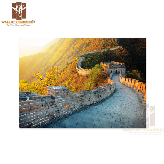 Great Wall of China in Autumn High Quality Unframed Poster Print & Waterproof Poster Print Wall Décor