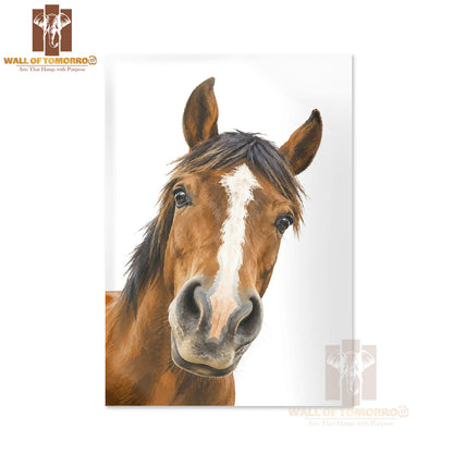 Brown Horse Face Animals High Quality Unframed Poster Print & Laminated Poster Print Wall Décor in Sri Lanka