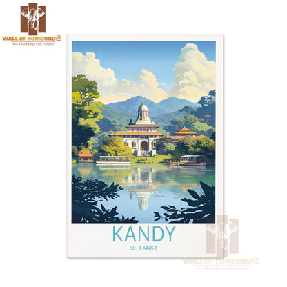 Kandy Sri Lanka Travel High Quality Unframed Poster Print & Waterproof Poster Print Wall Décor