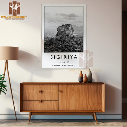 Sigiriya Sri Lanka Travel High Quality Unframed Poster Print & Waterproof Poster Print Wall Décor