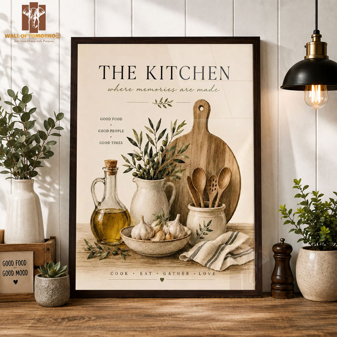 The Kitchen & Restaurant High Quality Glass Frame Wall Décors in Sri Lanka