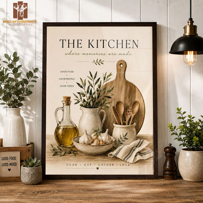 The Kitchen & Restaurant High Quality Glass Frame Wall Décors in Sri Lanka