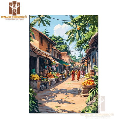 Jaffna Village, Sri Lanka Travel High Quality Unframed Poster Print & Waterproof Poster Print Wall Décor