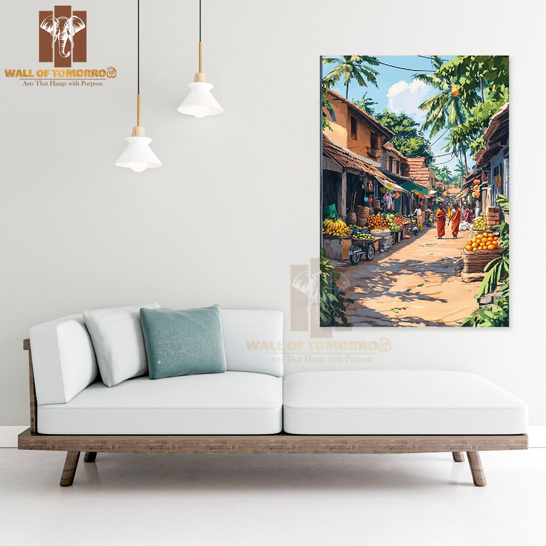 Jaffna Village, Sri Lanka Travel High Quality Unframed Poster Print & Waterproof Poster Print Wall Décor