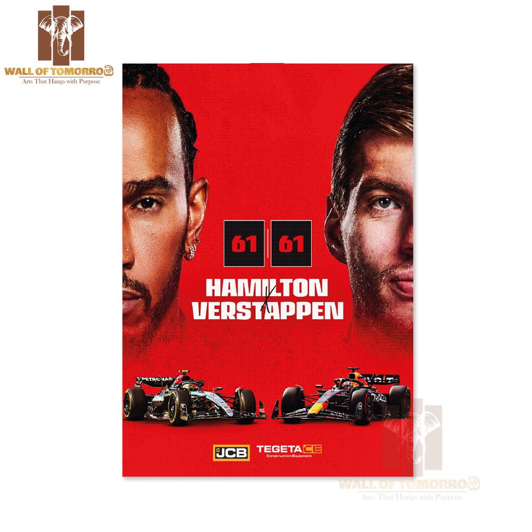 Most Two Famous Racing Drivers F1 Sports High Quality Unframed Poster Print & Waterproof Poster Print Wall Décor