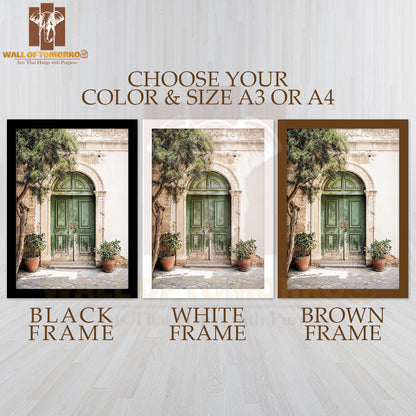 Boho Door Mallorca High Quality Glass Frame Wall Décor