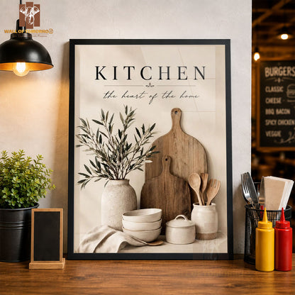The Heart of The Home Kitchen & Restaurant High Quality Glass Frame Wall Décors in Sri Lanka
