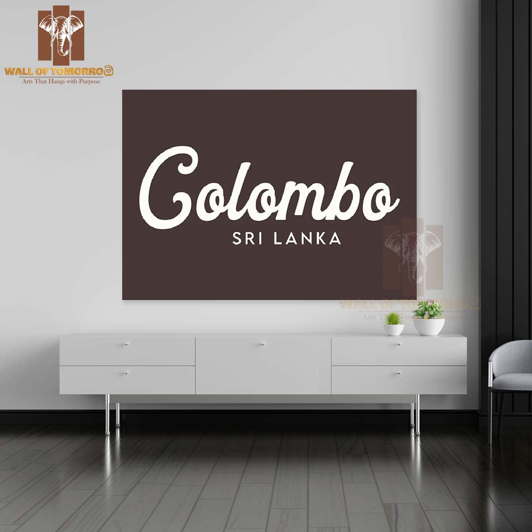 Colombo Sri Lanka Travel High Quality Unframed Poster Print & Laminated Poster Print Wall Décor