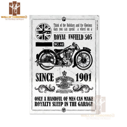 Royal Enfield 505, Since 1901 Motor Bike High Quality Unframed Poster Print & Laminated Poster Print Wall Décor in Sri Lanka