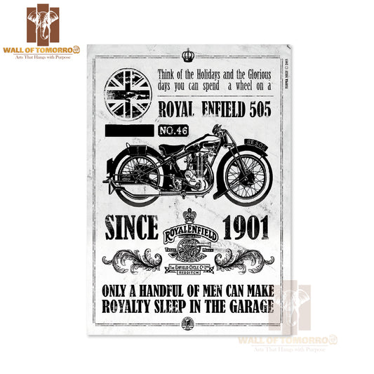 Royal Enfield 505, Since 1901 Motor Bike High Quality Unframed Poster Print & Laminated Poster Print Wall Décor in Sri Lanka