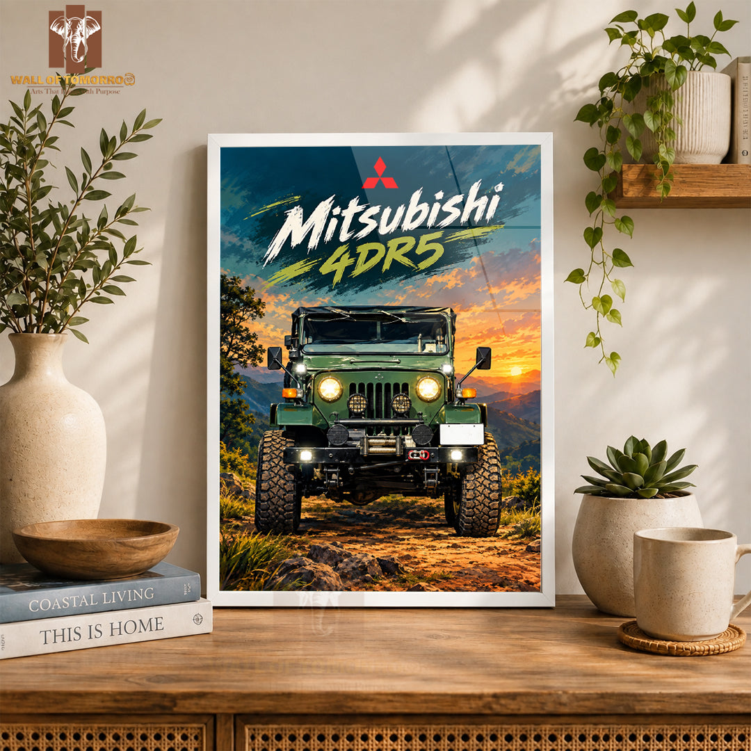 Mitsubishi 4DR5 Vehicle High Quality Glass Frame Wall Décor in Sri Lanka