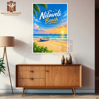 Nilaveli Beach, Trincomalee Sri Lanka Travel High Quality Unframed Poster Print & Laminated Poster Print Wall Décor
