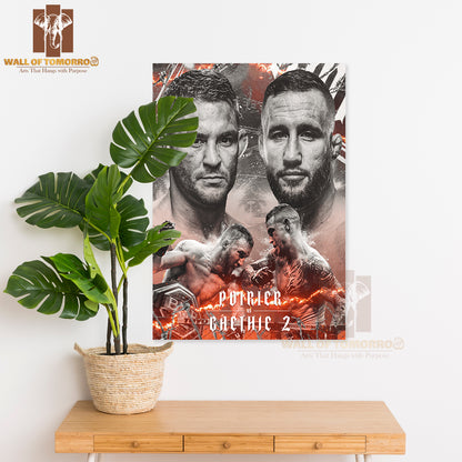 Famous Fighters Depicted Sports High Quality Unframed Poster Print & Waterproof Poster Print Wall Décor