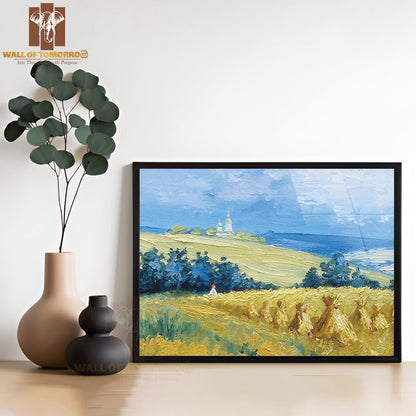Flowers On the Meadow, Painting High Quality Unframed Poster Print & Waterproof Poster Print Wall Décor