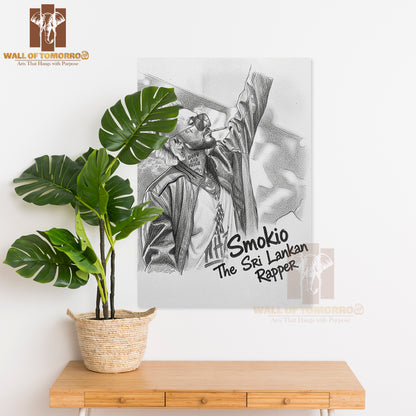 Sri Lankan Rap Star - Smokio High Quality Unframed Poster Print & Waterproof Poster Print Wall Décor