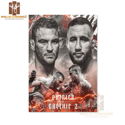 Famous Fighters Depicted Sports High Quality Unframed Poster Print & Waterproof Poster Print Wall Décor