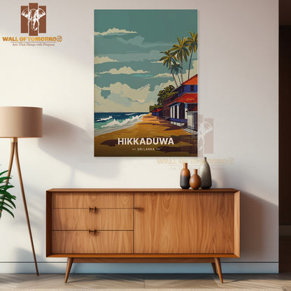 Tuk Tuk Art, Hikkaduwa Beach Sri Lanka Travel High Quality Unframed Poster Print & Waterproof Poster Print Wall Décor
