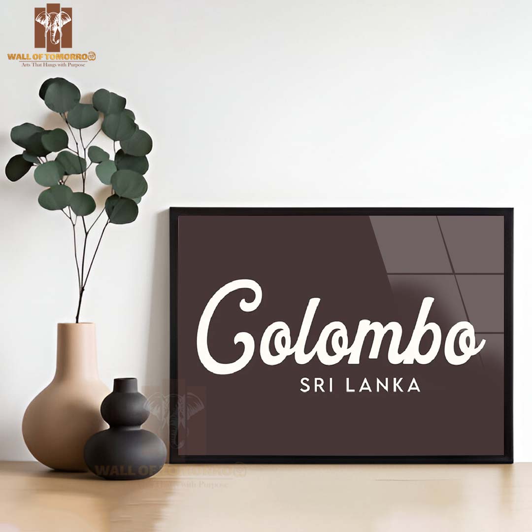 Colombo, Sri Lanka Travel High Quality Glass Frame Wall Décor