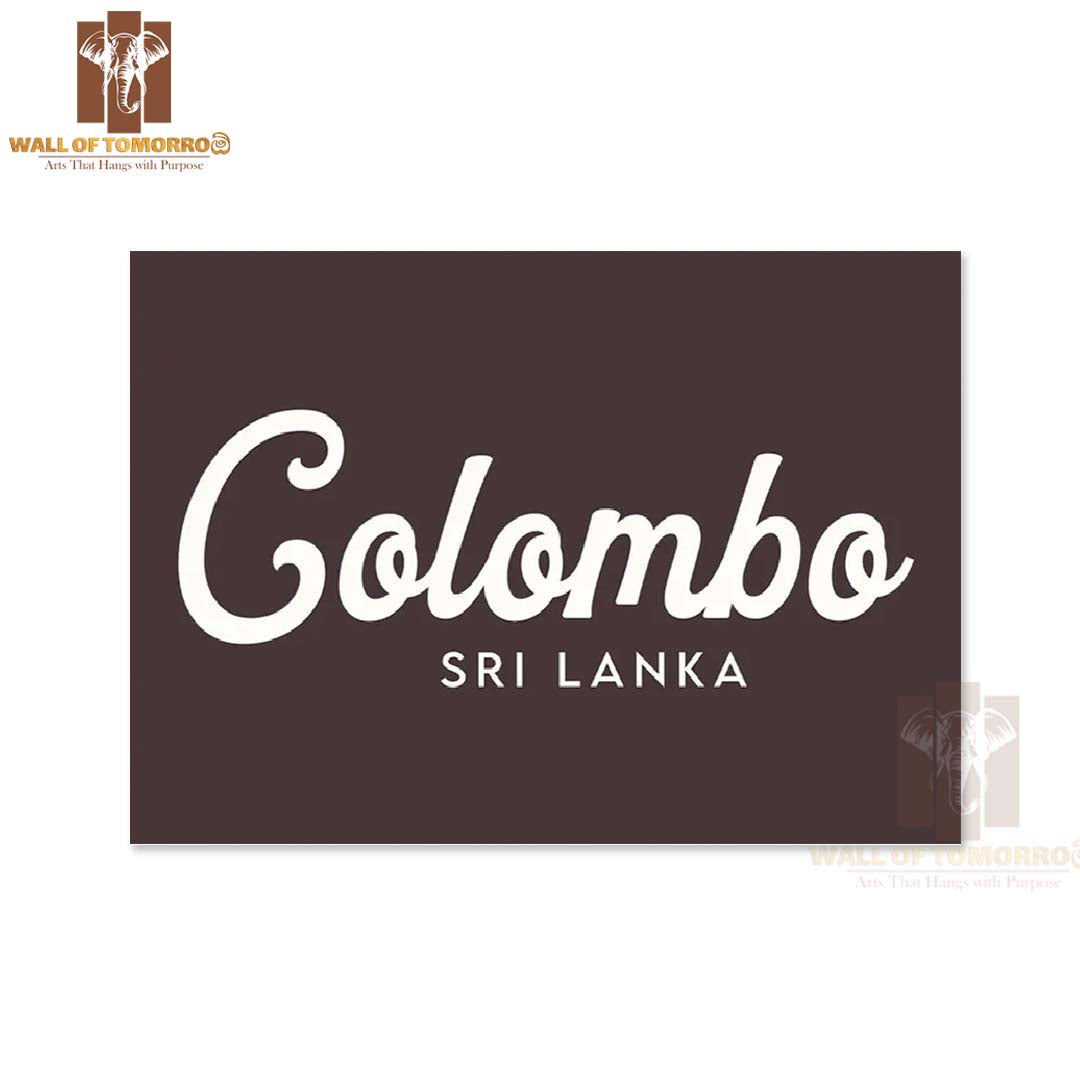 Colombo Sri Lanka Travel High Quality Unframed Poster Print & Laminated Poster Print Wall Décor