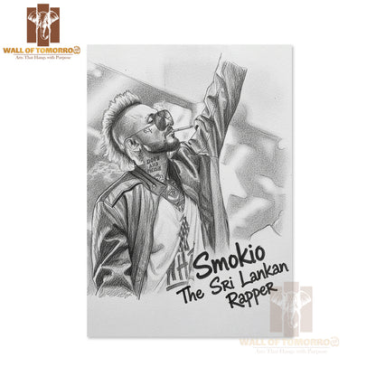 Sri Lankan Rap Star - Smokio High Quality Unframed Poster Print & Waterproof Poster Print Wall Décor