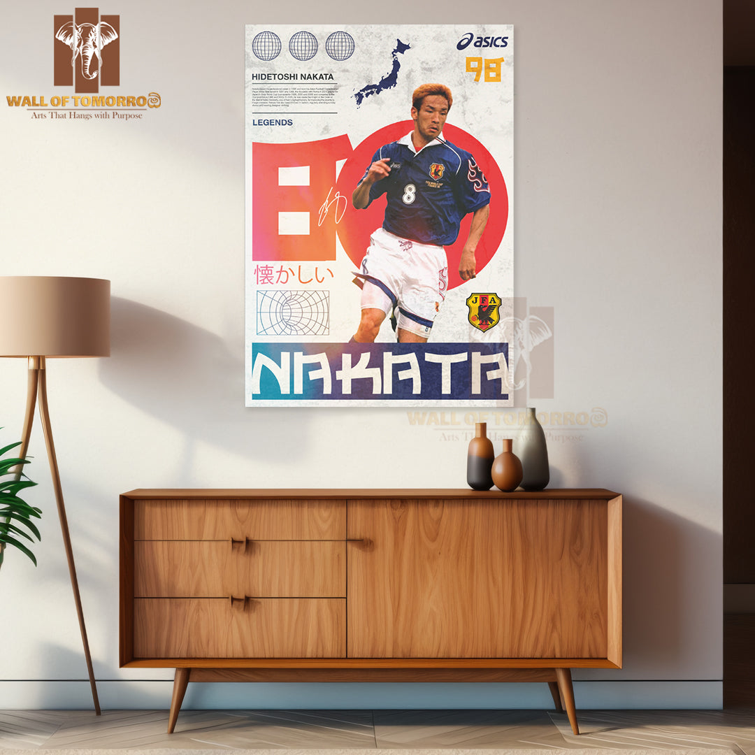 Famous Soccer Player in Action Sports High Quality Unframed Poster Print & Waterproof Poster Print Wall Décor