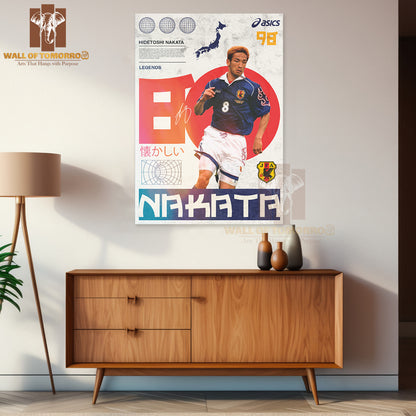Famous Soccer Player in Action Sports High Quality Unframed Poster Print & Waterproof Poster Print Wall Décor