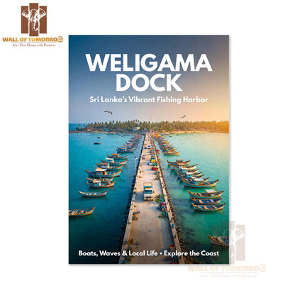 Weligama Dock Sri Lanka Travel High Quality Unframed Poster Print & Waterproof Poster Print Wall Décor