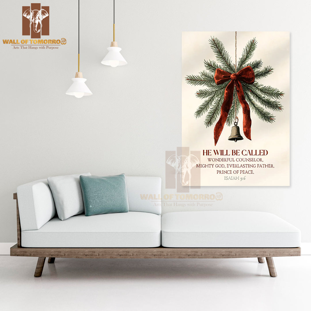 Christmas Bible Verse High Quality Unframed Poster Print & Waterproof Poster Print Wall Décor