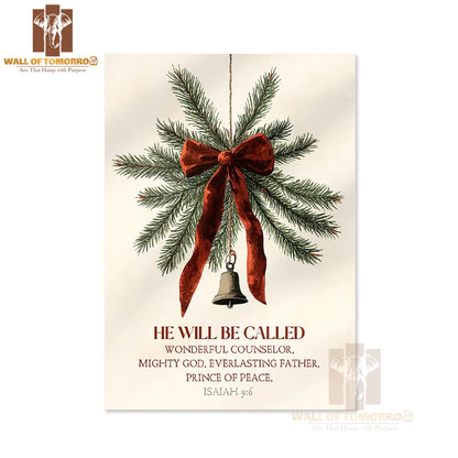 Christmas Bible Verse High Quality Unframed Poster Print & Waterproof Poster Print Wall Décor