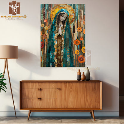Mother Mary Religious High Quality Unframed Poster Print & Waterproof Poster Print Wall Décor in Sri Lanka