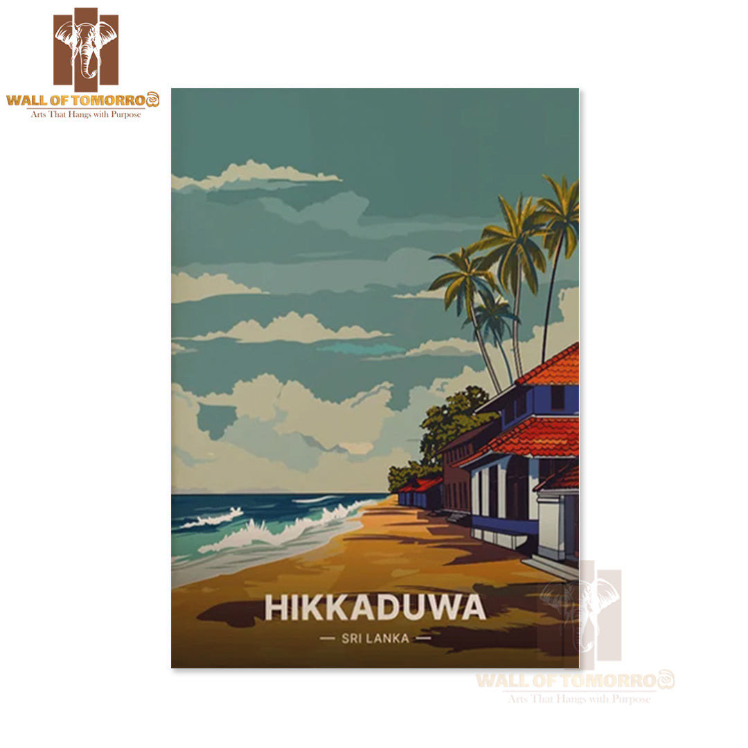 Tuk Tuk Art, Hikkaduwa Beach Sri Lanka Travel High Quality Unframed Poster Print & Waterproof Poster Print Wall Décor