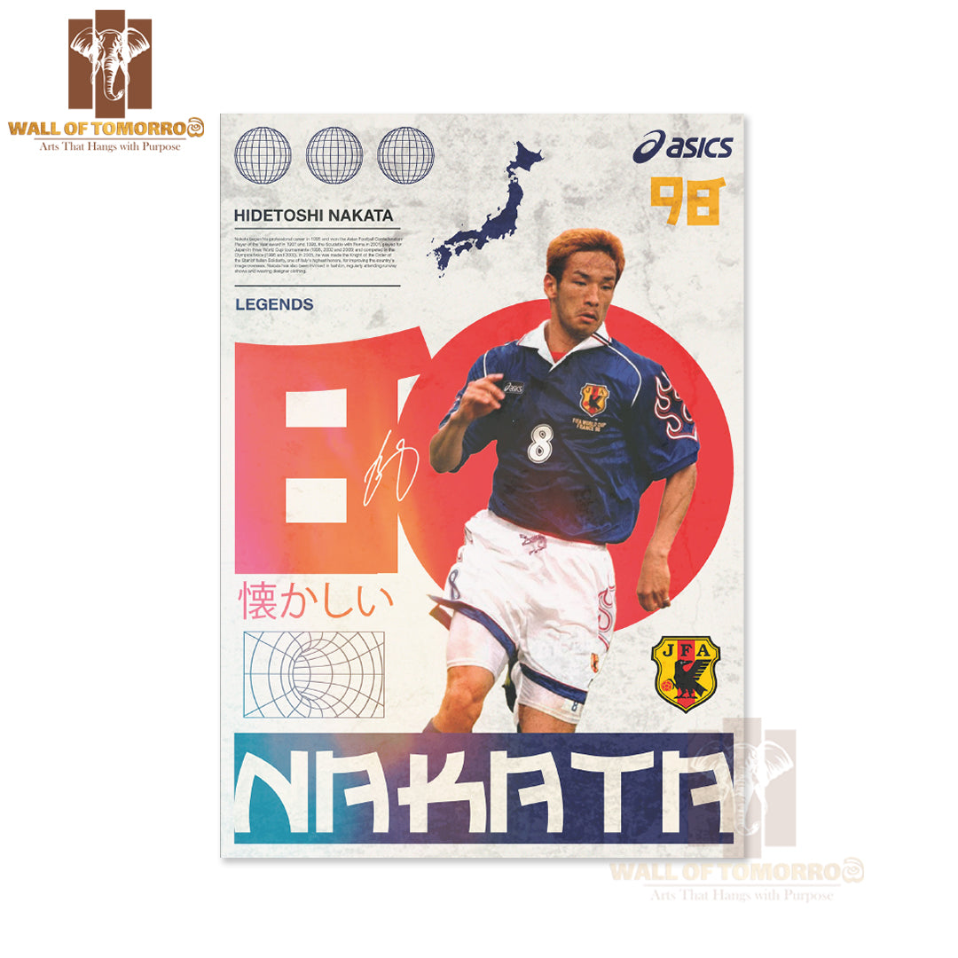 Famous Soccer Player in Action Sports High Quality Unframed Poster Print & Waterproof Poster Print Wall Décor