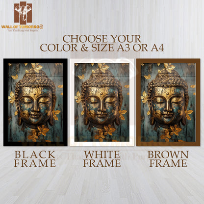 Lord Buddha Religious High Quality Glass Frame Wall Décors in Sri Lanka